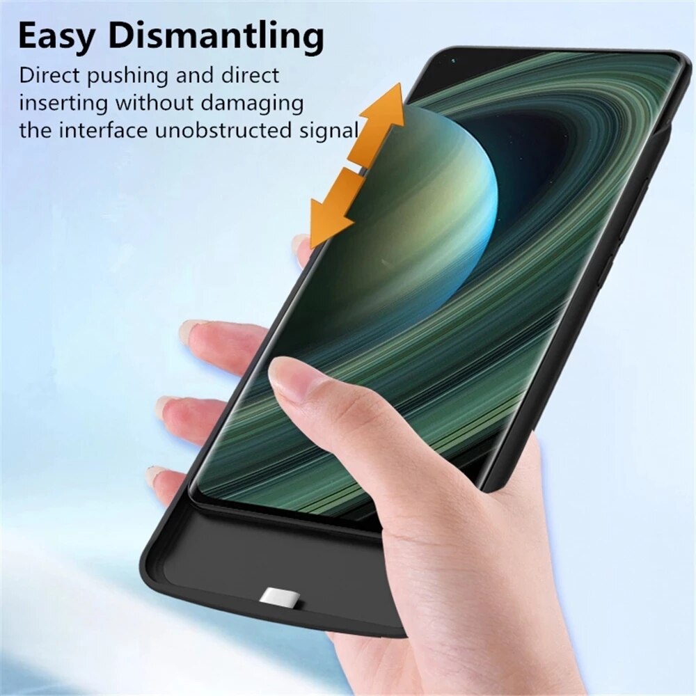 6800Mah Portable Power Case Voor Xiaomi Mi 10S Batterij Case Power Bank Opladen Cover Voor Xiaomi Mi 10S Acculader Case