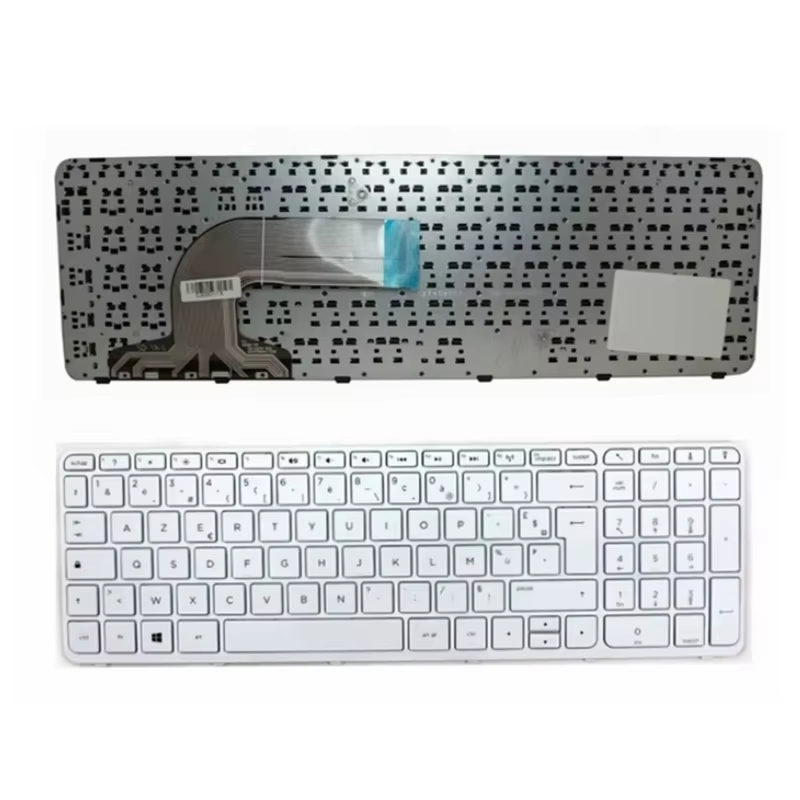 SP/FR/UK/AR keyboard for HP pavilion 15T 15Z 15-F 15-G 15-N 15-H 15-R 15-S 15-D RT3290 CQ15-A 15-E 15-N000 TPN-Q130 250 G3 C117: WHITE