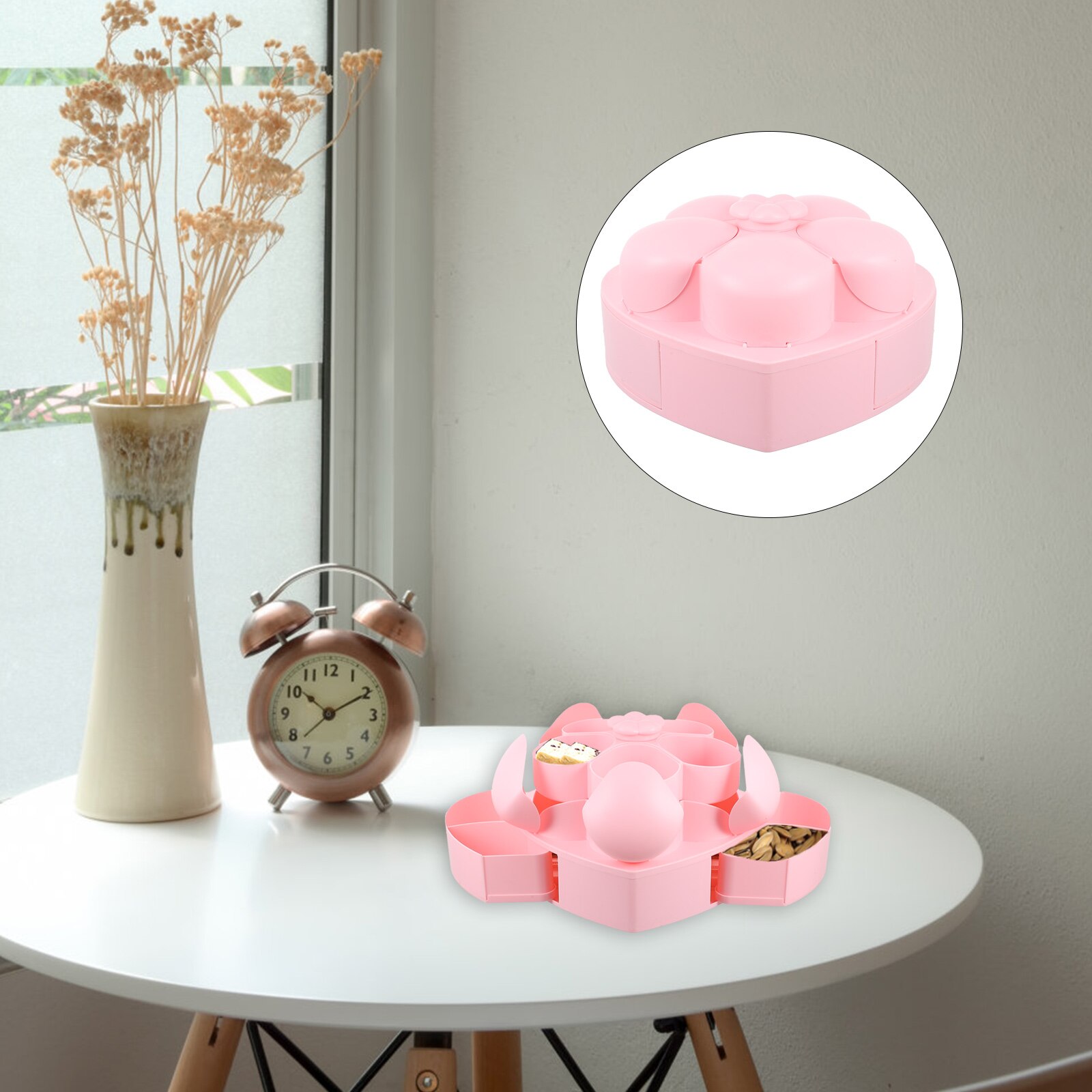 Pattern Rotating Candy Box Party Rotating Dried Fruit Box Practical Useful Ca... – Vicedeal