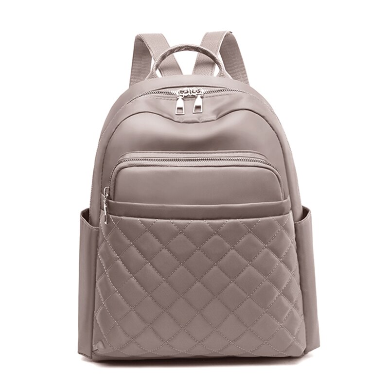 Toposhine, bolso escolar para chicas, garantizada, bolso de para mujeres, mochila con hilos bordados, mochila, Bolso Negro Oxford: Khaki