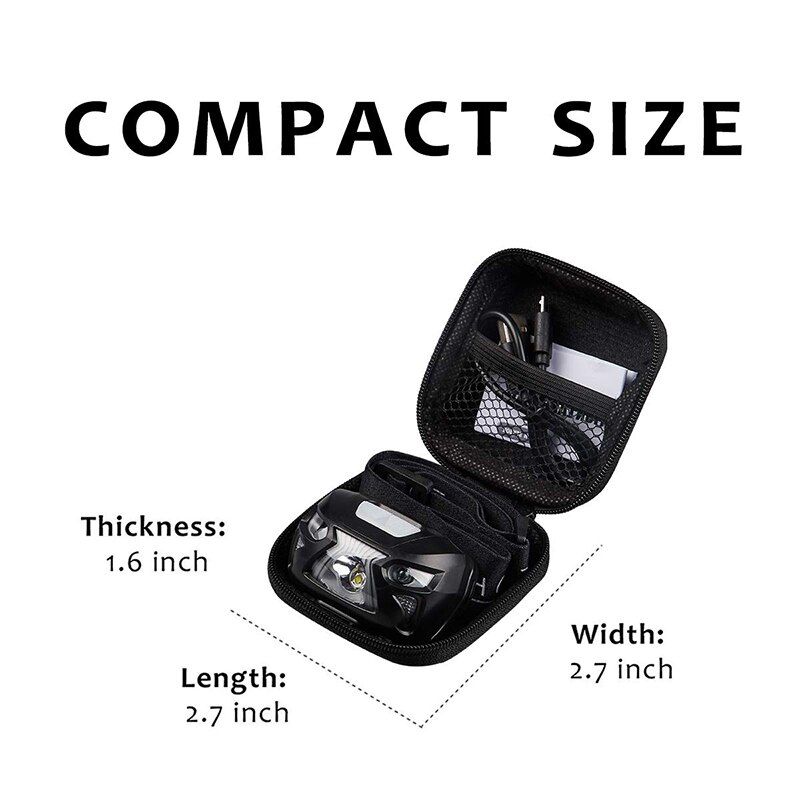 Naturehike 500 lumens led hoofdlamp - oplaadbaar lichtgewicht met draagbare tas beste hoofdlamp voor kamperen wandelen  nh18 lhl 2- b