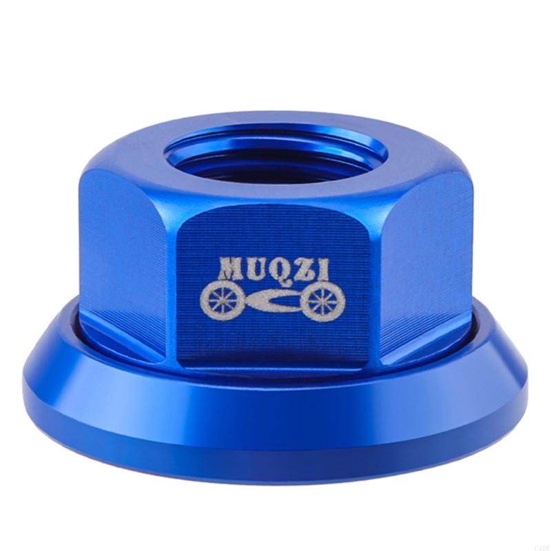 Fietsen Hubs Flens As Moer Aluminium Fietswiel Flens As Moer voor Voor en Achter Fietswiel Fietsen Deel: Blauw