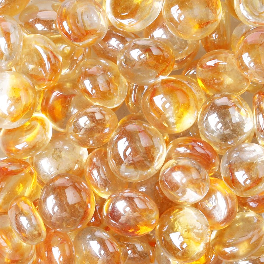 200g/ 65 pcs 13-18mm small Transparent Glass gems Glass drops Glass Nuggets Glass beads DIY craft mosaic red blue white black: XR51