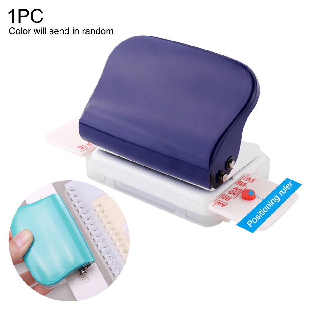 Paper Cutter T-type Puncher Craft Machine Offices Stationery DIY Loose Leaf Hole Punch Handmade Loose-leaf Paper Hole Puncher