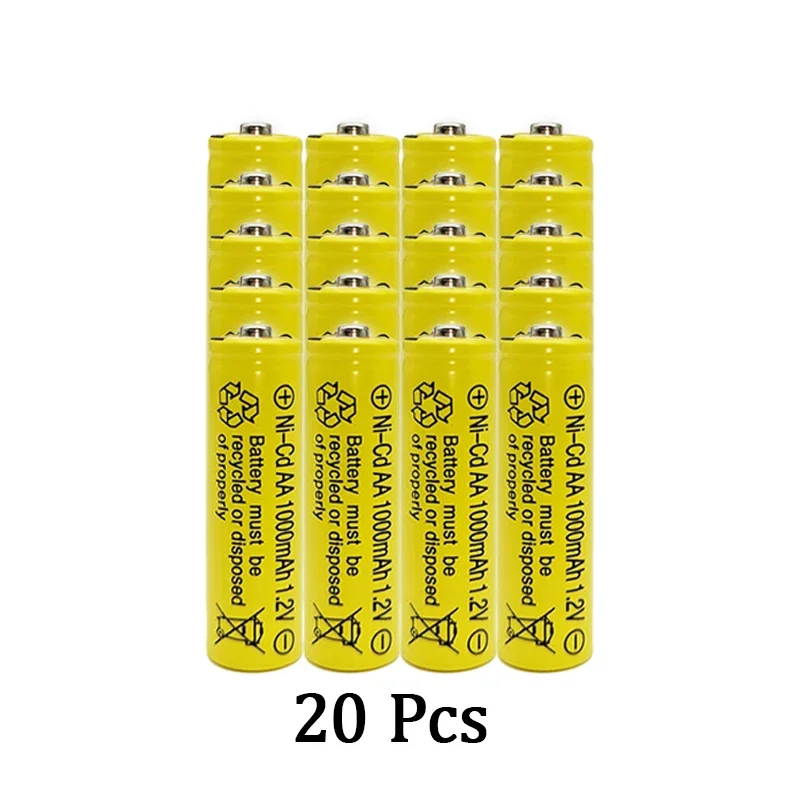 Batería AA Ni-cd 1,2 V recargable, 1000 mAh, utilizada para relojes, ratones, juguetes eléctricos, controles remotos, cargador AA Ni Cd: Azul cielo