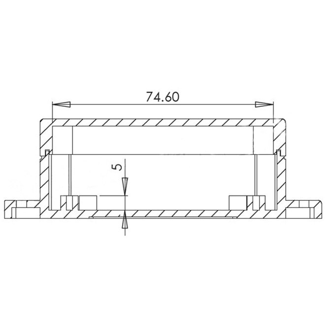 Contenitore per strumenti in plastica impermeabile da 5 pezzi contenitore fai-da-te-83x58x33mm(L * W * H) nuovo