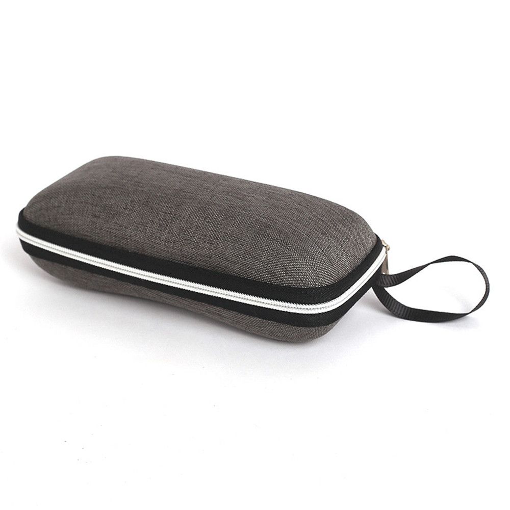 Mode Vintage Rits Draagbare Brillen Etui Bril Doos Bril Houder Brillen Accessoires: Army Green