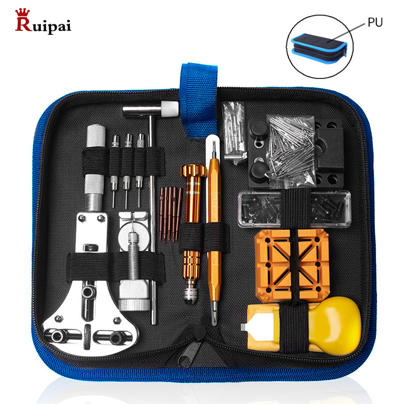 Uhrmacher Uhr Link Pin Remover Fall Opener Repair Tool Kit Set Opener Link Frühling Bar Remover Horlogemaker Gereedschap: 149pc