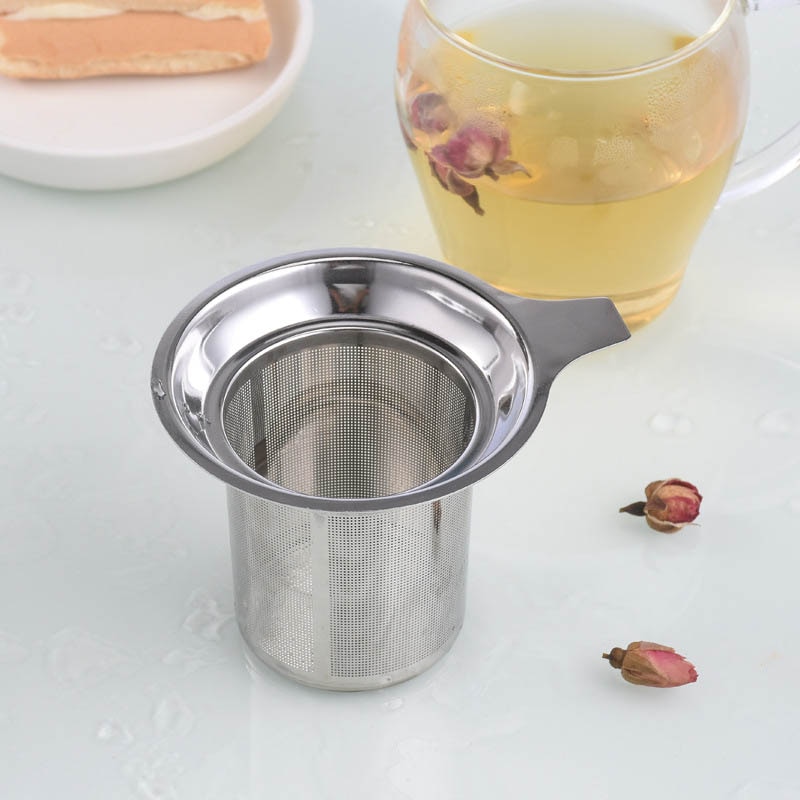 Herbruikbare Theezeefje Loose Tea Leaf Spice Filter Thee Zetgroep Rvs Theepot Accessoires Fijne Mesh Drinkware