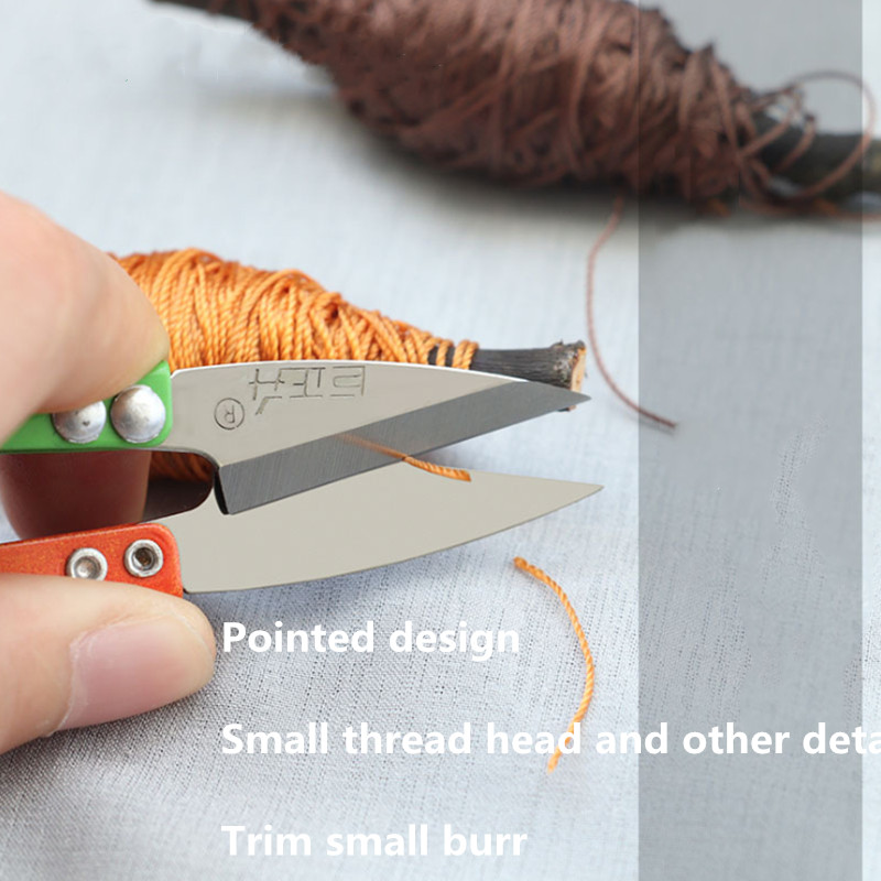 Garen Schaar U Vorm Naaien Clippers Voor Handwerken Vislijn Scharen Kleermaker Schaar Borduren Craft Supplies Snijgereedschap