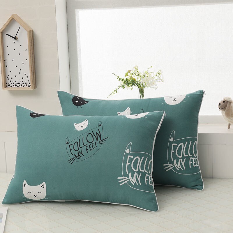Kussen Europese Stijl Eenvoudige Cartoon 40X60Cm Plaid Student Slaapzaal Met Rits Verwijderbare Te Schoon: 7