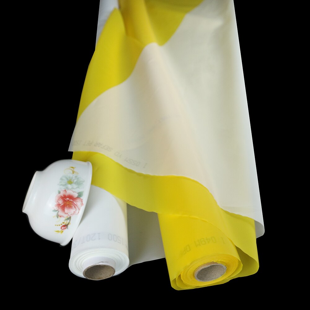 165T 420Mesh 31UM Yellow 1Meter Polyester screen printing mesh stencil fabric
