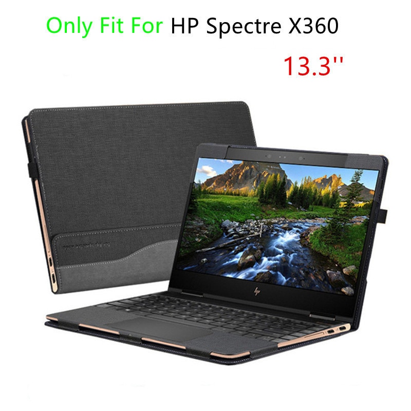 Detachable Tablet Laptop Cover For Hp Spectre X360 13.3" Shockproof PU Leather Sleeve Case Protective Cover
