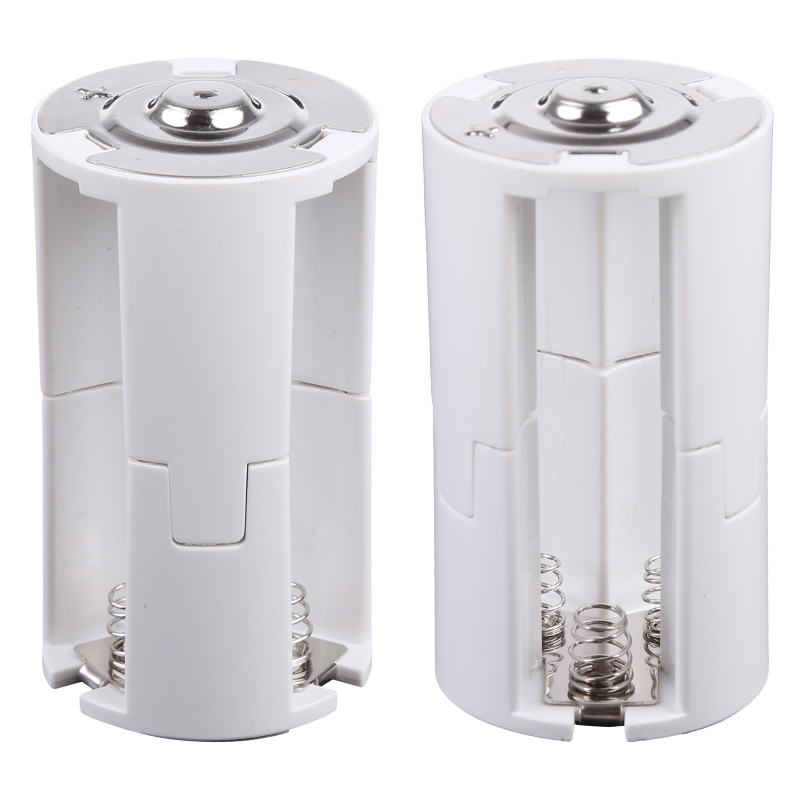 3 AA To D Convertor Adapter DIY 3 AA To 1 D Size Holder Cases Box Convert Switcher Accessories