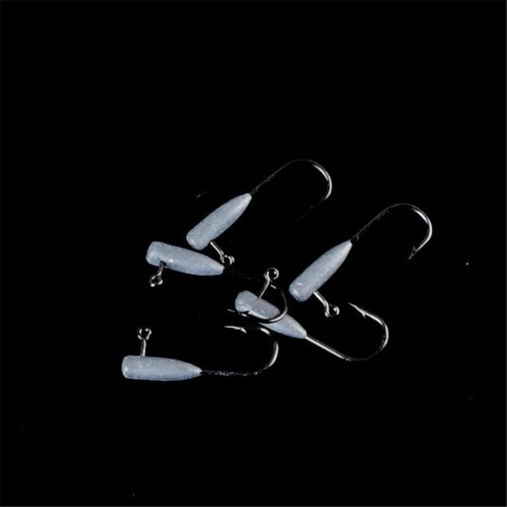 35Pcs Soft Worm Fishing Baits + 10 Lead Jig Head Hooks Simulation Lures Tackle Set Fishing Accessories Fishing Tools Tackle