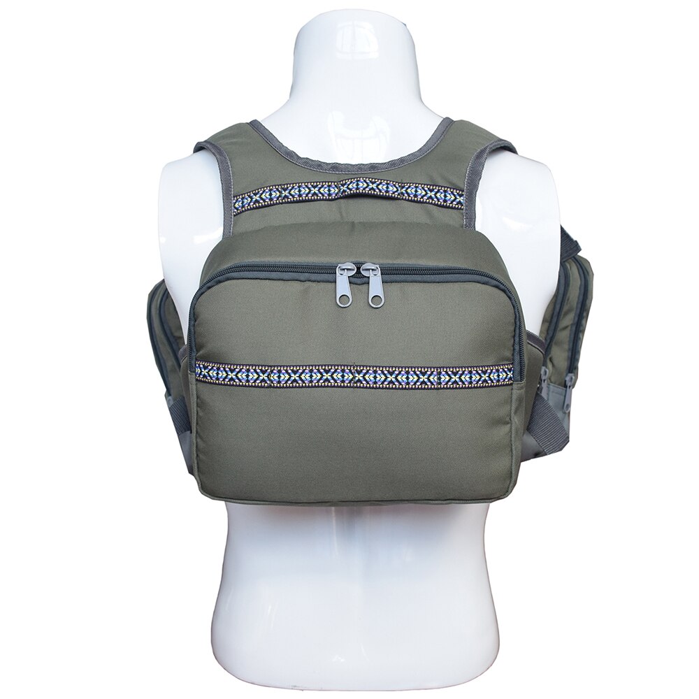 Multi-Pockets Fly Fishing Vest Waistcoat Outdoor Fishing Chest Pack Backpack Outdoor Sport Jacket for Pesca Fishing Clothes