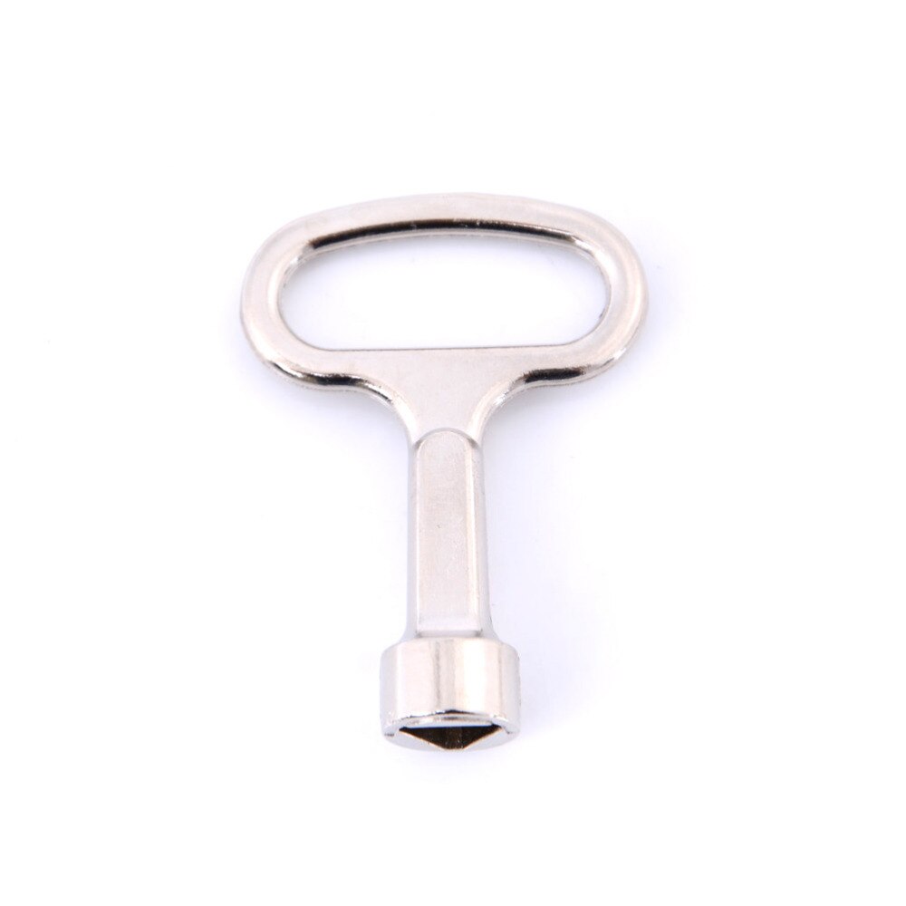 Llave inglesa de toma Triangular de Metal para armario, llave para Panel Triangular de 8Mm, 1 unidad,