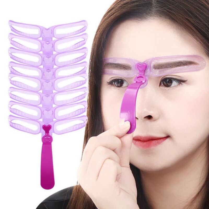 Modèle réutilisable de sourcil | Modèle de sourcil définit les pochoirs maquillage Set de modèles, outils de modèle