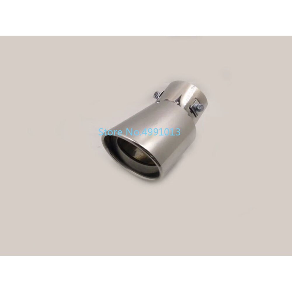 Car muffler exterior end pipe dedicate exhaust tip tail outlet ornament vent 1pcs For Peugeot