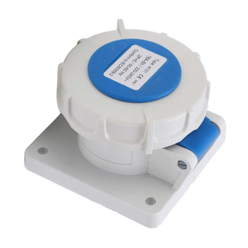 Motorhome Socket 3 Cores 2P+E Industrial Socket for Chemical Industry Agriculture