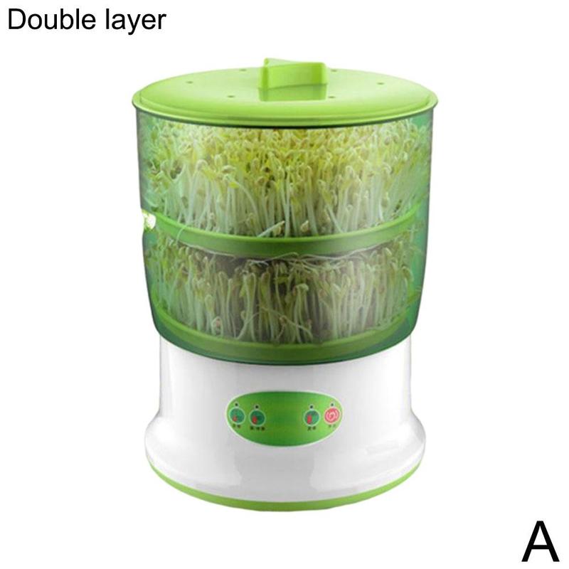 Bean Sprout Machine Automatic Measuring Bean Tooth Vegetable Barrel Mung Bean Sprout Can Self-made Small Seedling Basin: A