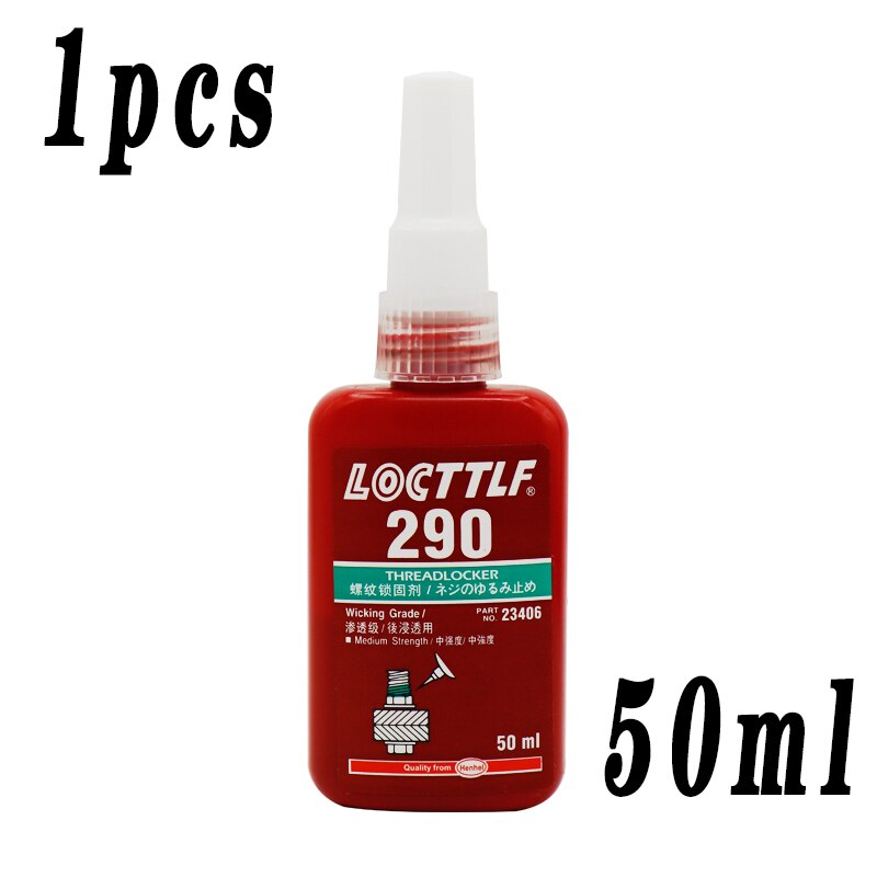 Thread Locking Glue Locttlf 243 Screw Glue Tightening Screws Prevent Loosening Rusting Caulking Temperature Resistance Anaerobic: 290 50ml