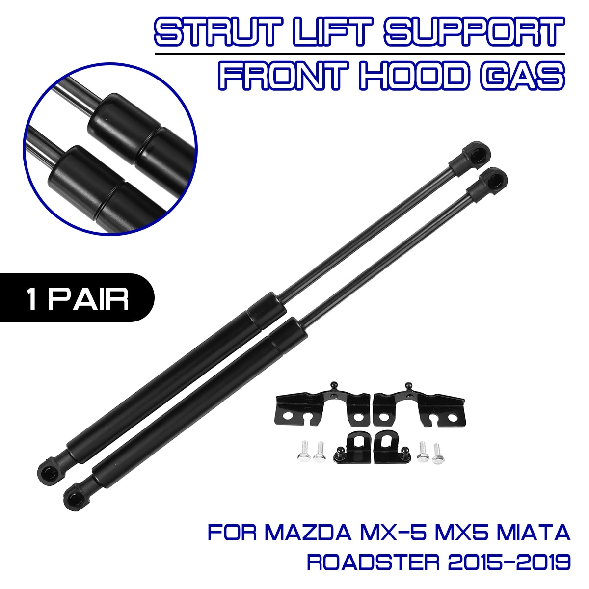 Voor Mazda MX-5 MX5 Miata Roadster Auto Voorkant Motorkap Hood Shock Lift Stutten Bar Ondersteuning Staaf arm Gasveer Beugel