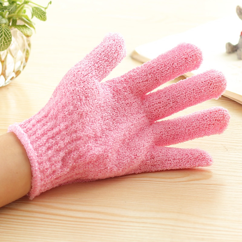 Brusehandsker peeling eksfolierende handske til brusebad scrub handsker modstand kropsmassage svamp ren børste badeartikler