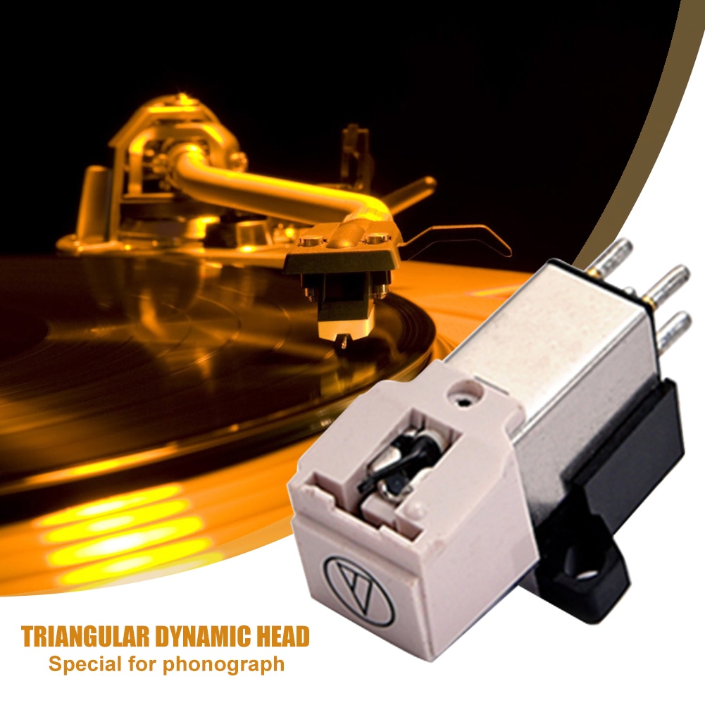 Vinyl Gramophone Record Player Phonograph Turntable Magnet Head Stereo LP Stylus Lightweight Portable Music Element