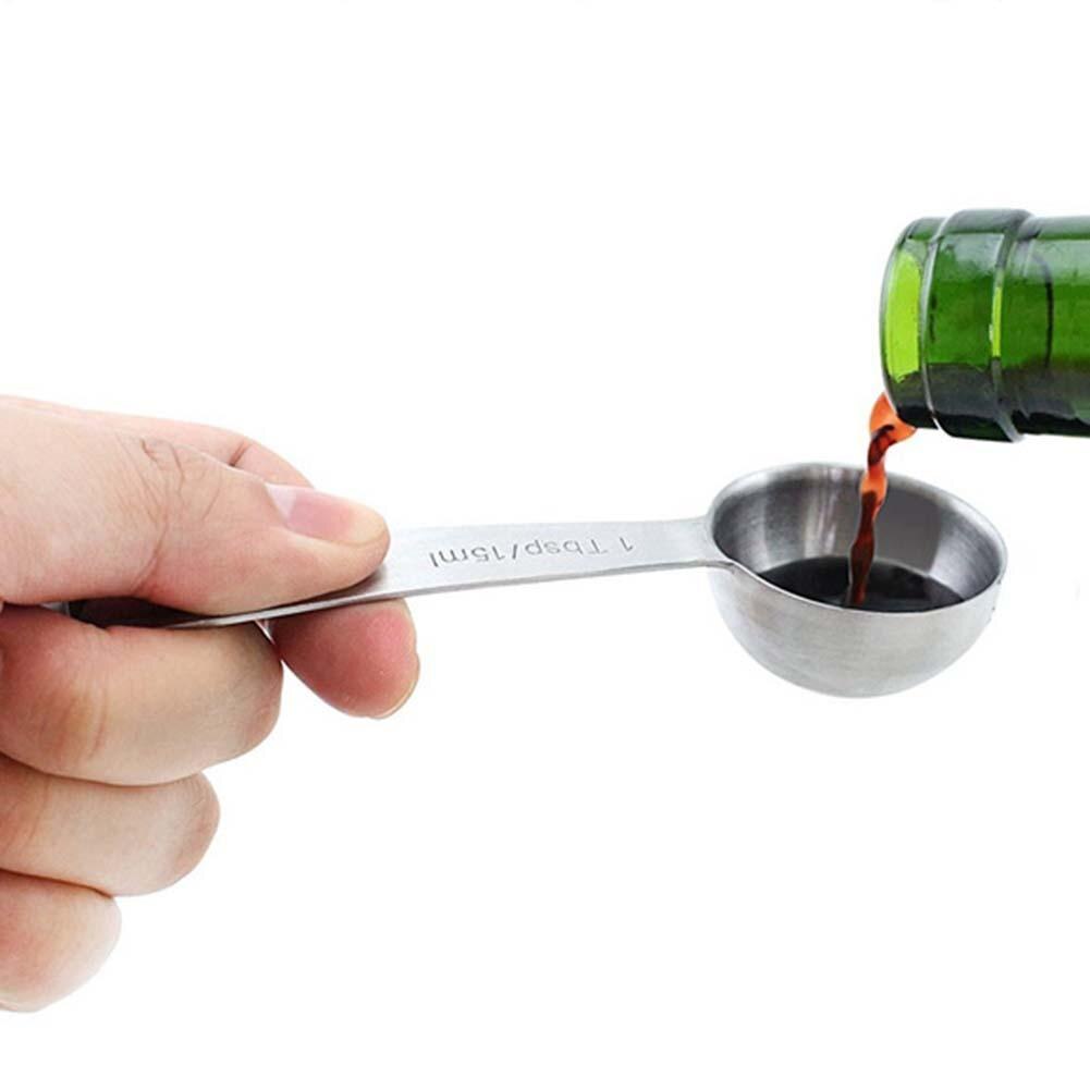 9Pcs Roestvrij Staal Meten Lepel Set Bakken Kruiden Koken Voor Keuken Tool Apparatuur