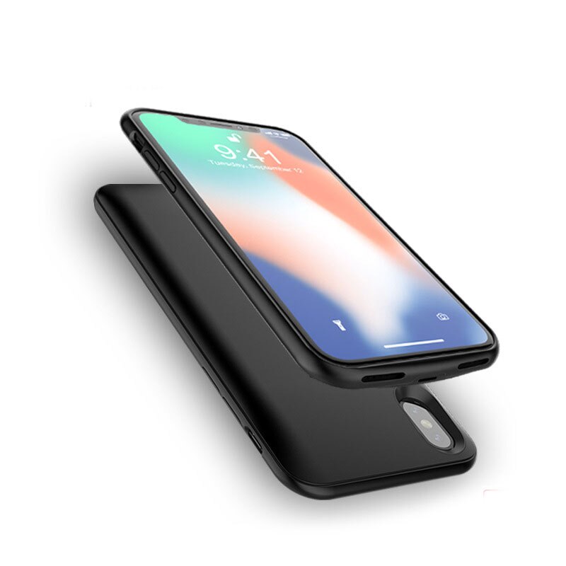 4000/5000/5500mA Batterij Case Voor Iphone 5 5S Se 6 6S 7 8 X Xs max Xr Powerbank Case Voor Iphone 8 7 6 6S Plus Batterij Case Audio