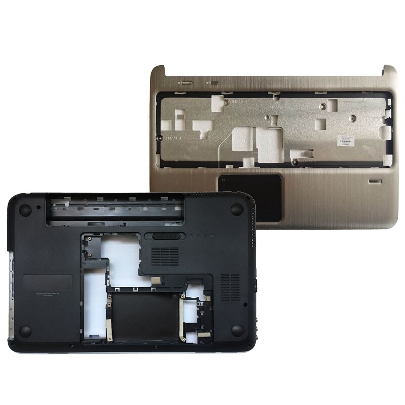 Laptop shell for HP Pavilion DV6-6000 Palmrest Upper cover/Bottom Base Cover 665298-001: Silver C and D