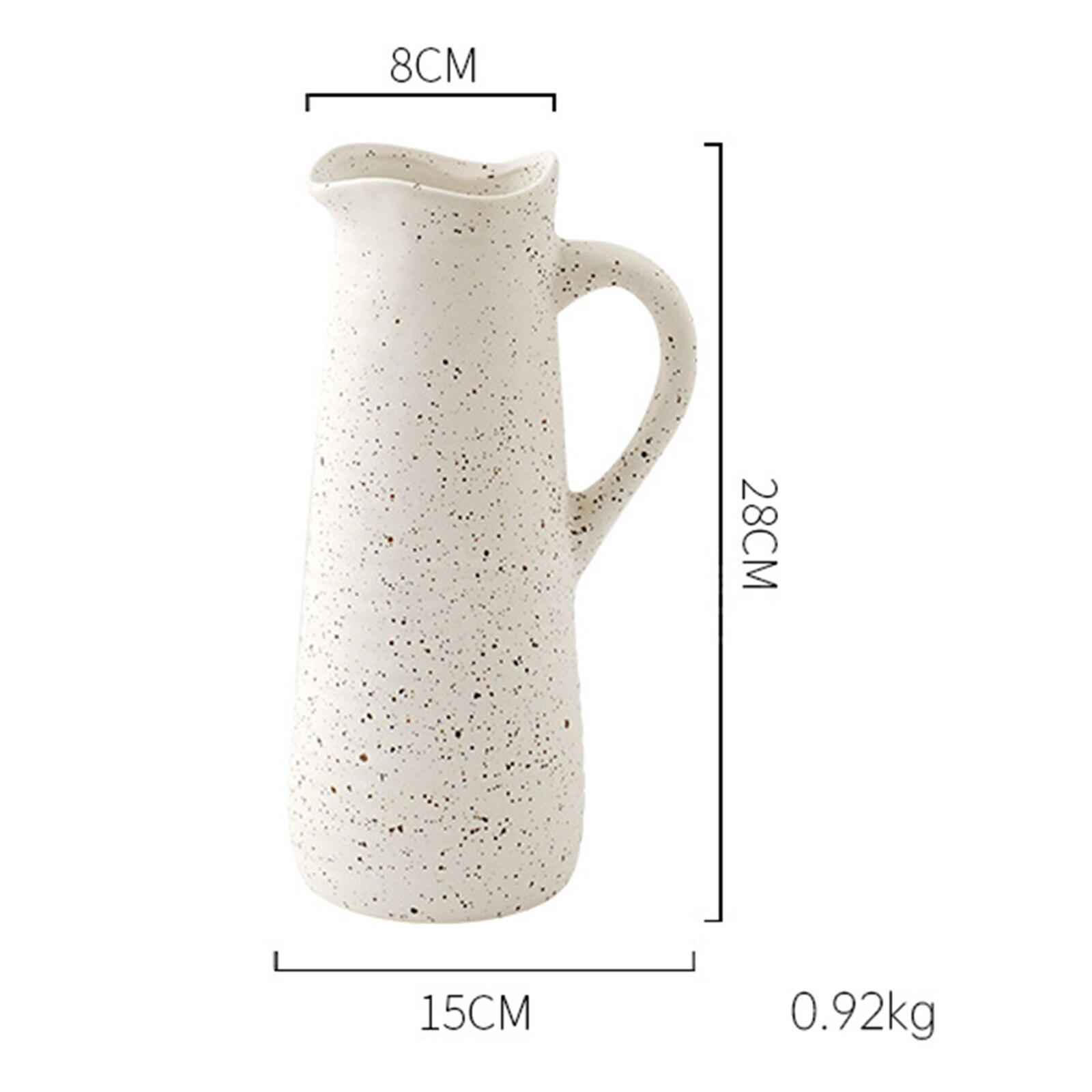 Florero de cerámica de estilo nórdico, jarrones de brotes Zen para el hogar, estante para decoración de mesa, centros de mesa, soporte para plantas de estudio de Yoga: A