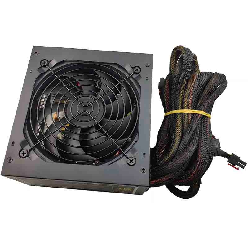 Real 600W Voeding voor PC 600W ATX PSU Voeding PSU PFC Stille Ventilator ATX 24pin 12V PC Computer SATA Gaming PC PSU
