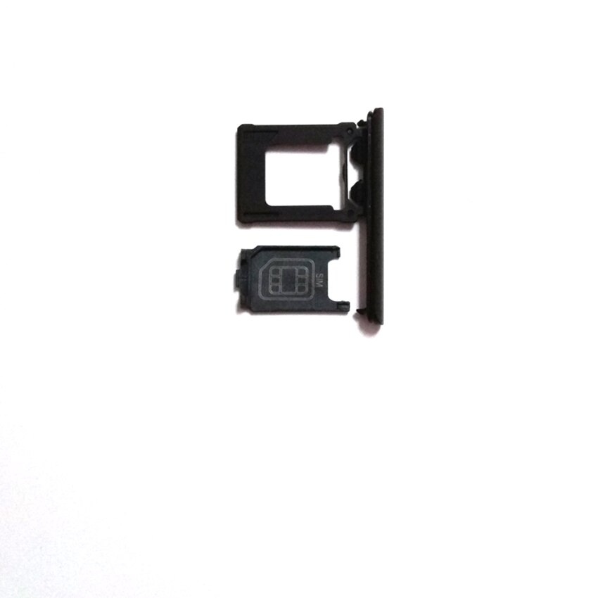 Voor Sony Xperia XZ1 Sim Kaart Lade stofdicht Plug Cover Sim SD Slot Vervangende Onderdelen Enkele Dual Sim