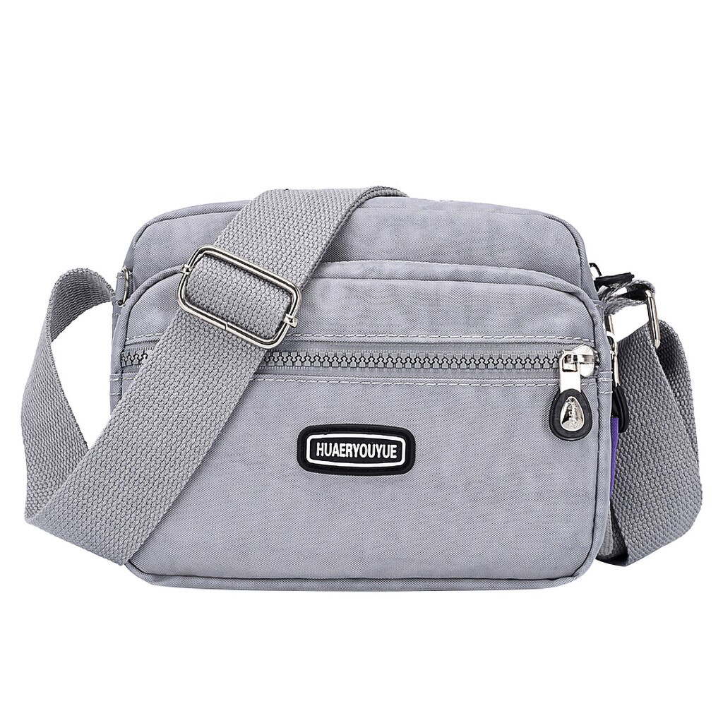 Luxury Shoulder Bag Female Women Nylon Shoulder Bag Waterproof Daily Shopping Handbag сумка женская#619P: Gray 