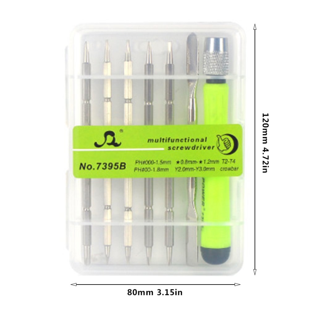 7pcs/set Mobile phone tablet laptop repair tool 7 in one combination Tool Kit Multitool Hand Tools