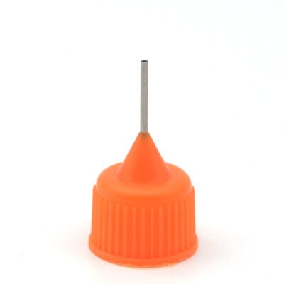 2pcs 100ml Plastic Squeezable Needle Bottles,Dropper Refillable Bottle ,Eye Liquid Dropper Sample Eye Drops: Orange