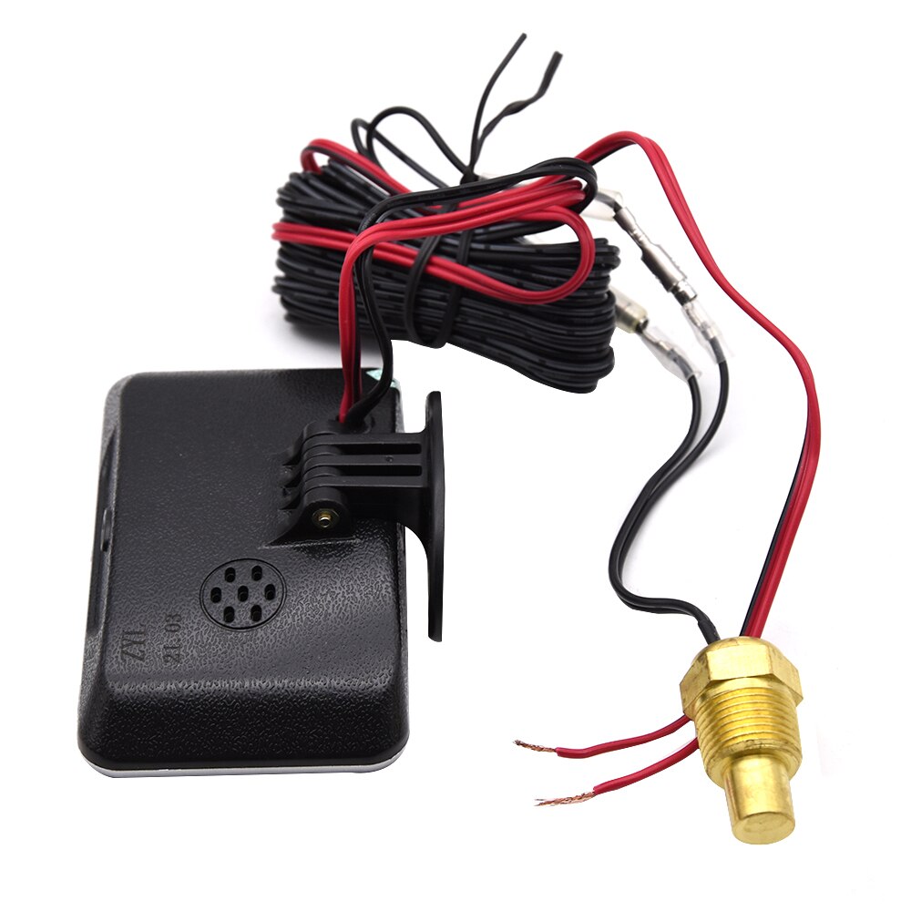 12-24V Car 2 in 1 LCD Digital Display Voltmeter Kits Gauge Water Temperature Meter Digital Water Temp Sensor Head Plug Voltmeter