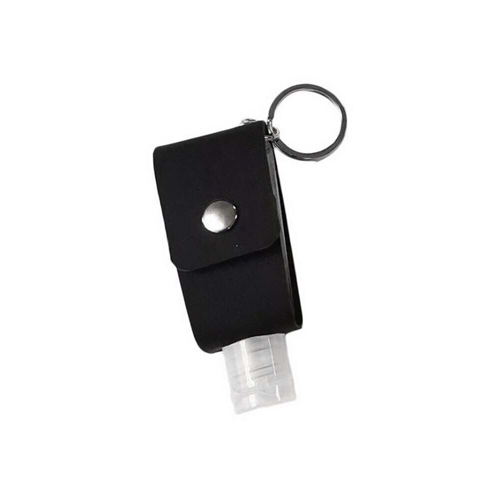 30ml Empty Refillable Bottle Leak Proof Plastic Travel Bottle Portable Squeeze Bottle With Tassel Leather Keychain Holder: 2