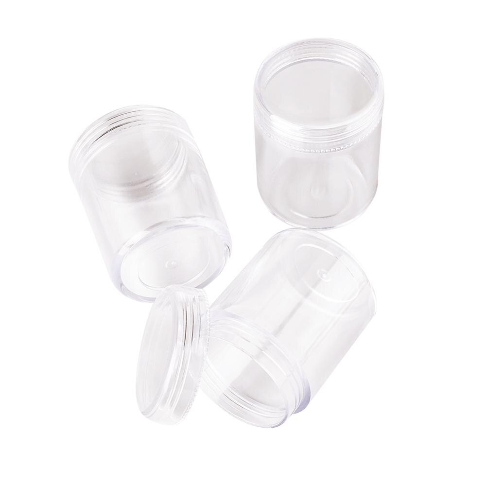 Plastic Kralen Containers, Clear, 39x50mm