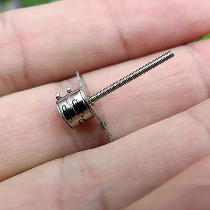 1PC diamater 6mm Micro stepper motor with long pole stepping motors 2 phase 4 wire stepper motor Camera lens adjustable motor