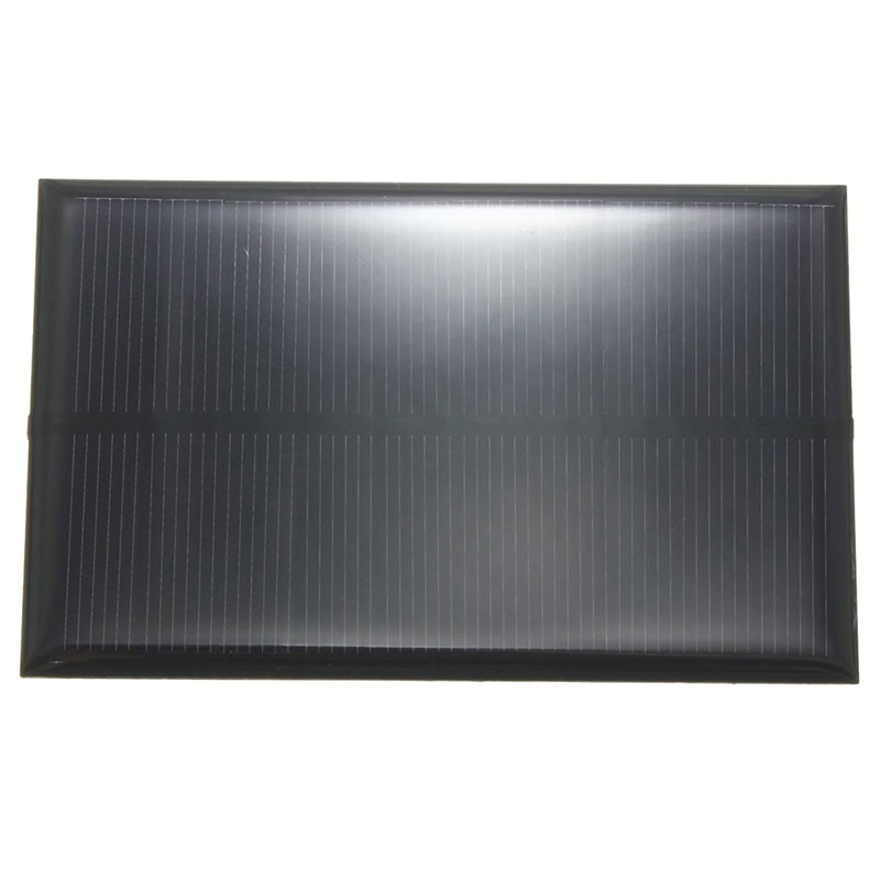 1.25W 5V 250MA Black solar panel: Default Title