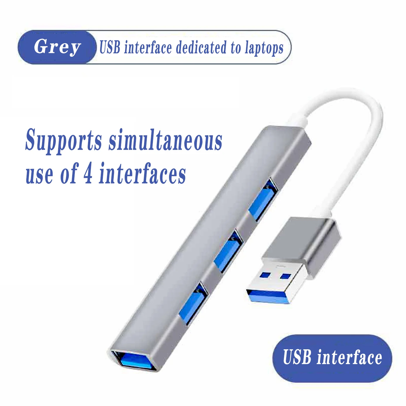 8-IN-2 USB hub 3.0 USB C hub dock station 5Gbps High Speed Transmission USB Splitter Type C to USB OTG Adapter For Macbook Pro: BROWN