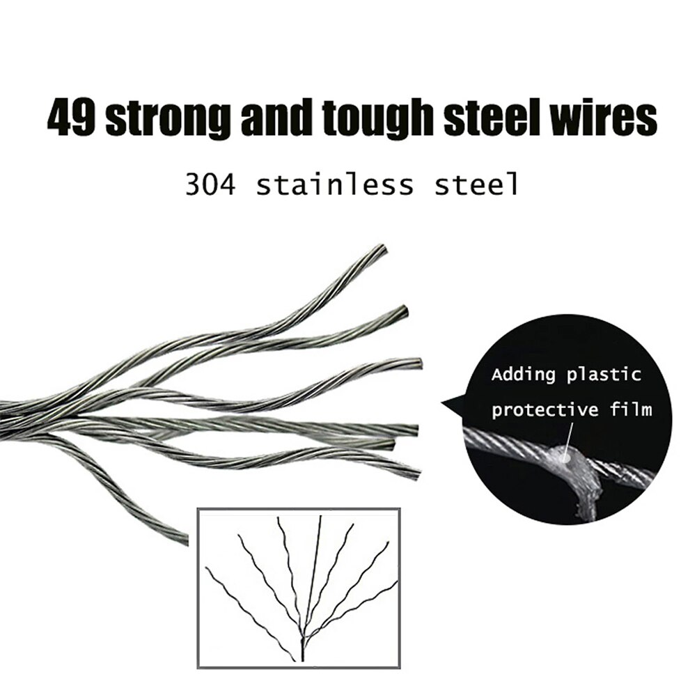 Stainless Steel Indoor Outdoor Retractable Laundry Clothesline Wall Hanging Clothes Line Shrinking Balcony Invisible Line