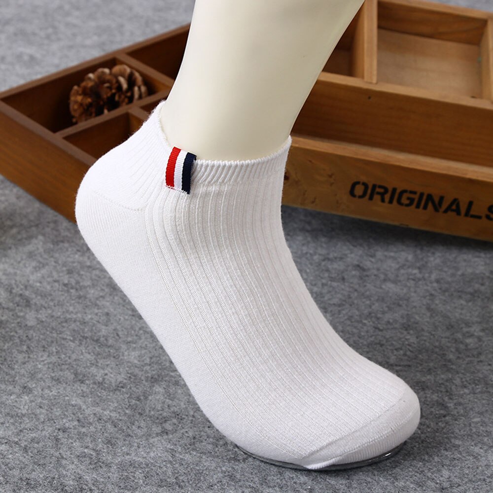 Herre bomulds sokker meget korte besætnings ankel lav cut casual sokker