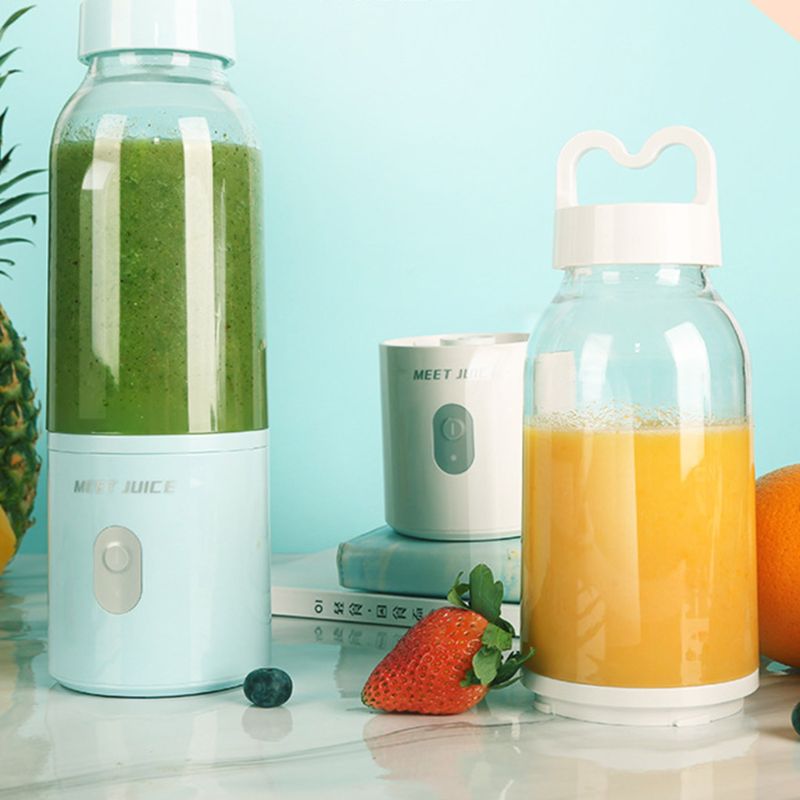 Mini Portable Electric Fruit Juicer Personal Juice Cup Charging Small Smoothie Maker Blender Kitchen Mixer Machine Home