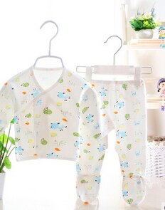 Pasgeboren Baby Leuke Pyjama Baby Katoenen Tops + Broek Jammies Kleding Set Puur Katoen Is Modieus En Comfortabel: 03