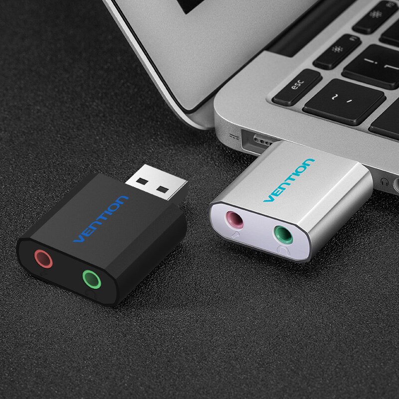 Tions Mini Externe USB Soundkarte USB Zu 3,5mm kopfhörer Adapter Audio- Karte Für Mic Lautsprecher Laptop PS4 Computer soundkarte