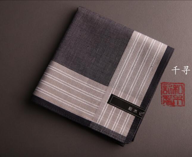 Lommetørklæde herre bomuld 15 farve 43*43cm: 4